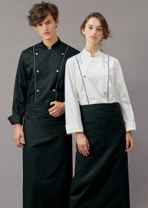 黒 ブラック のコックコートで作るおしゃれコーディネート術 ユニコレ飲食店ユニフォームのブログ