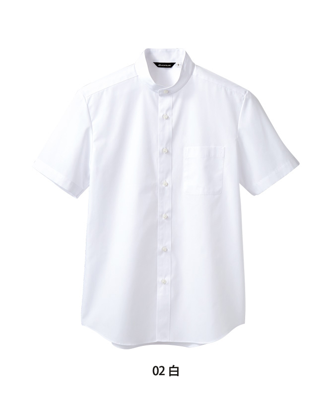 ブロードシャツ半袖[男女兼用][住商モンブラン製品]　BS2592-2