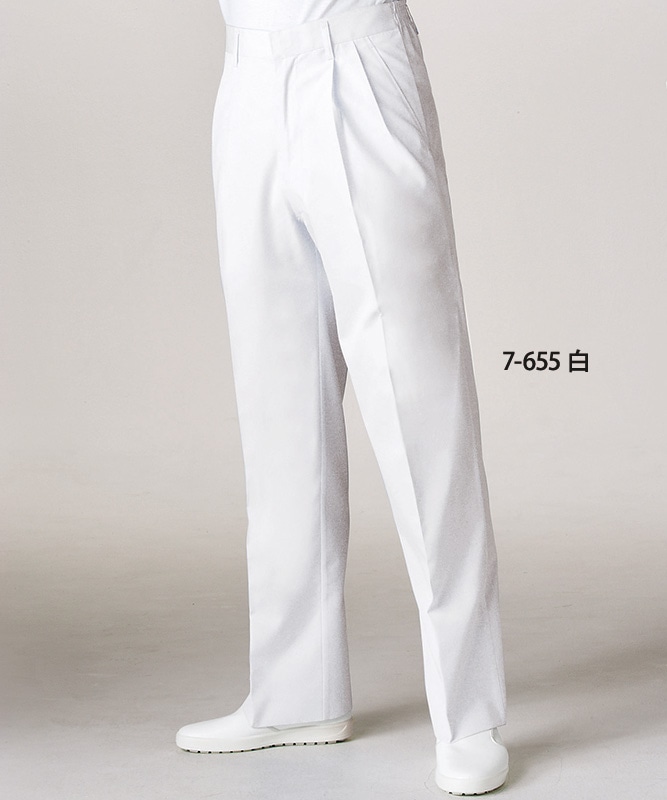 パンツメンズ(ツータック・半ゴム)[住商モンブラン製品]　7-65