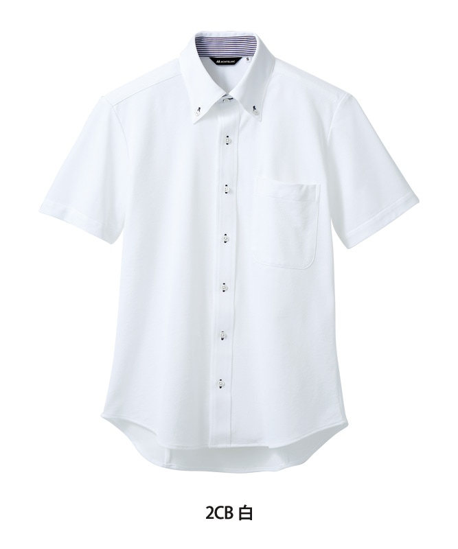 ニットシャツ半袖[男女兼用][住商モンブラン製品]　ZK2712